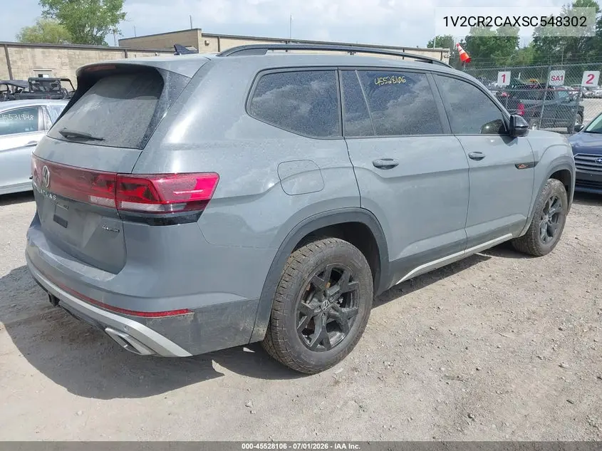 2025 Volkswagen Atlas 2.0T Peak Edition VIN: 1V2CR2CAXSC548302 Lot: 45528106
