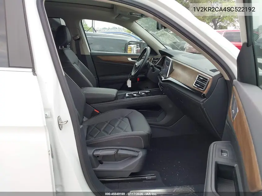 2025 Volkswagen Atlas 2.0T Se W/Technology VIN: 1V2KR2CA4SC522192 Lot: 45549169