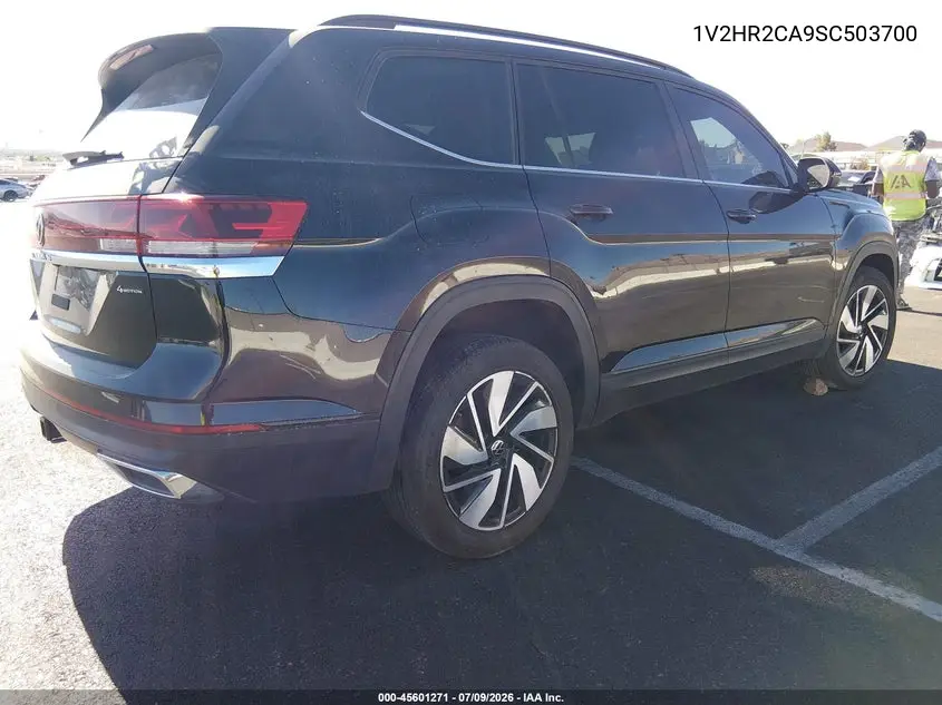 2025 Volkswagen Atlas 2.0T Se W/Technology VIN: 1V2HR2CA9SC503700 Lot: 45601271