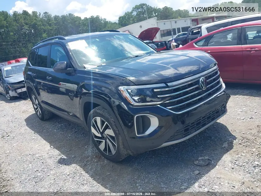 2025 Volkswagen Atlas 2.0T Se W/Technology VIN: 1V2WR2CA0SC531666 Lot: 45636598