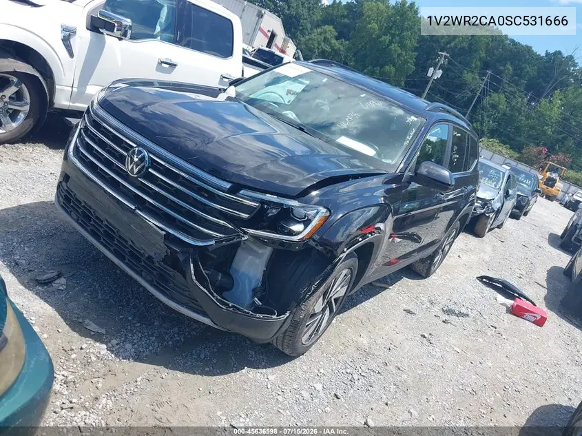 2025 Volkswagen Atlas 2.0T Se W/Technology VIN: 1V2WR2CA0SC531666 Lot: 45636598
