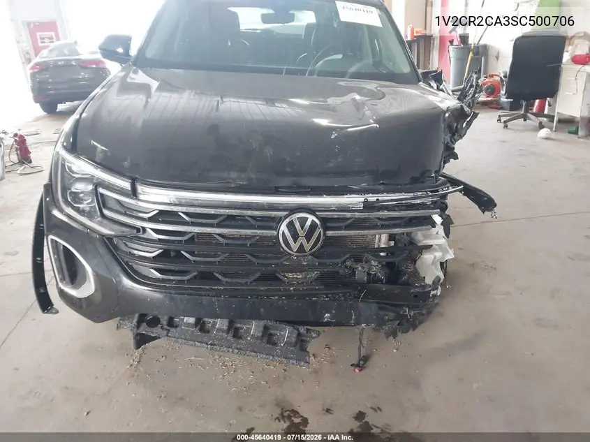 2025 Volkswagen Atlas 2.0T Peak Edition VIN: 1V2CR2CA3SC500706 Lot: 45640419