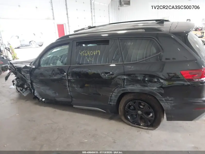 2025 Volkswagen Atlas 2.0T Peak Edition VIN: 1V2CR2CA3SC500706 Lot: 45640419