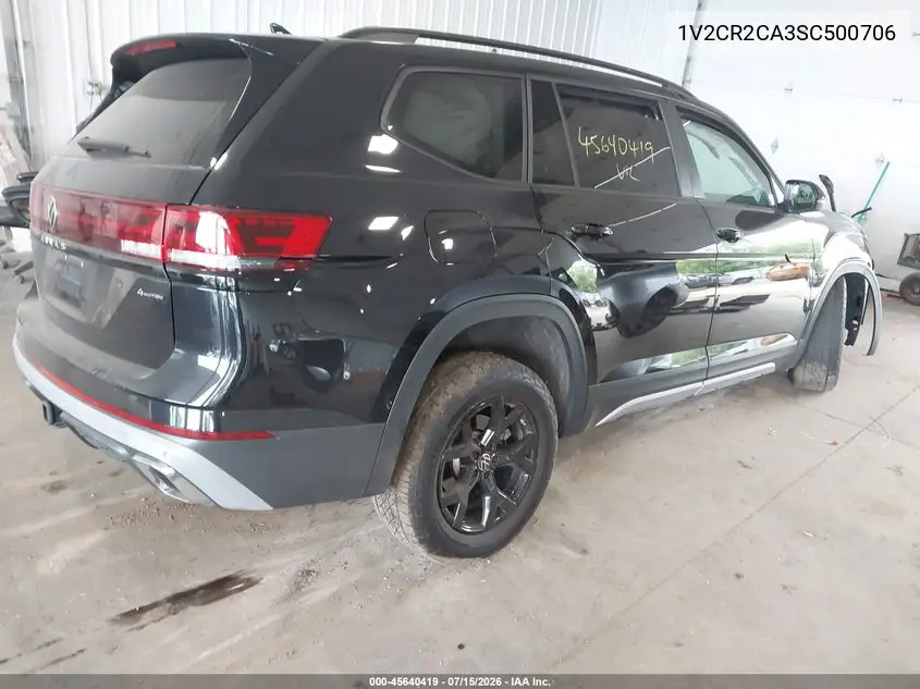 2025 Volkswagen Atlas 2.0T Peak Edition VIN: 1V2CR2CA3SC500706 Lot: 45640419