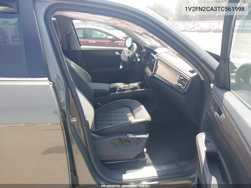 2026 Volkswagen Atlas Sel Premium R-Line VIN: 1V2FN2CA3TC561998 Lot: 45586735