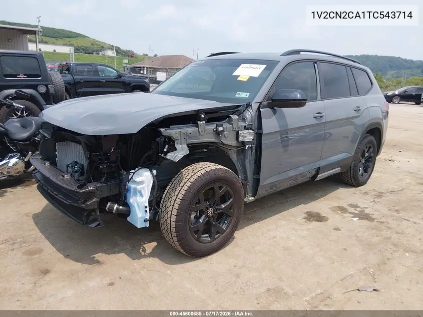 2026 Volkswagen Atlas Peak Edition VIN: 1V2CN2CA1TC543714 Lot: 45600685