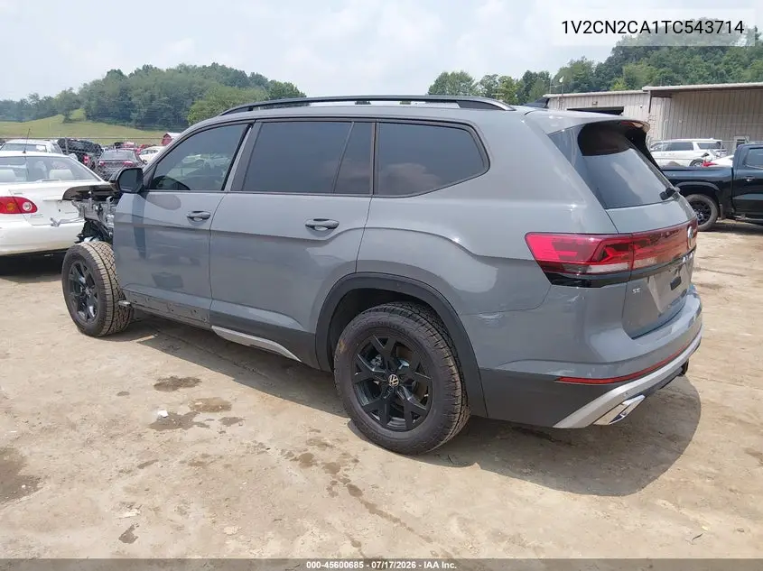 2026 Volkswagen Atlas Peak Edition VIN: 1V2CN2CA1TC543714 Lot: 45600685