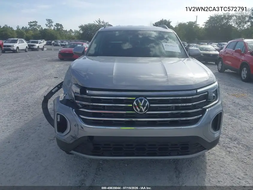 2026 Volkswagen Atlas Se With Technology VIN: 1V2WN2CA3TC572791 Lot: 45635044