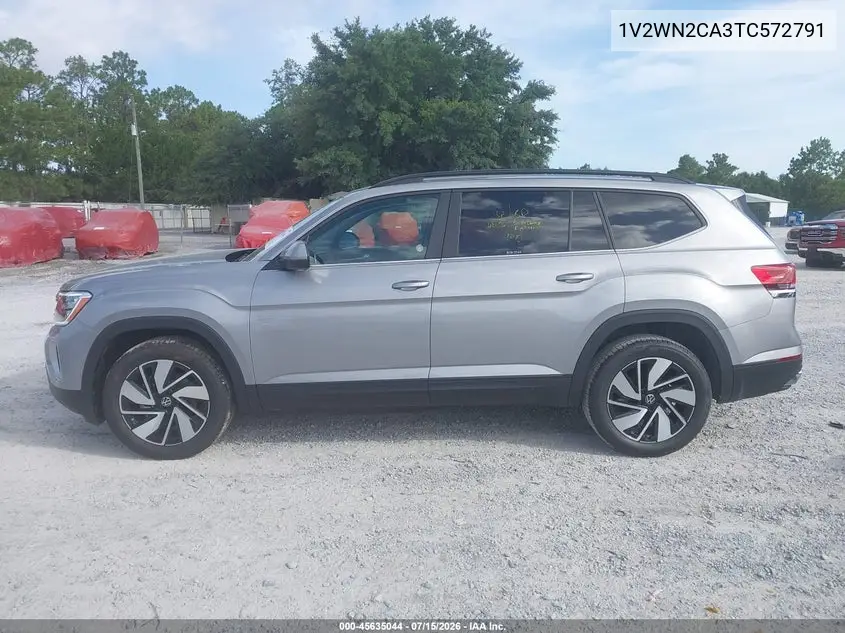 2026 Volkswagen Atlas Se With Technology VIN: 1V2WN2CA3TC572791 Lot: 45635044