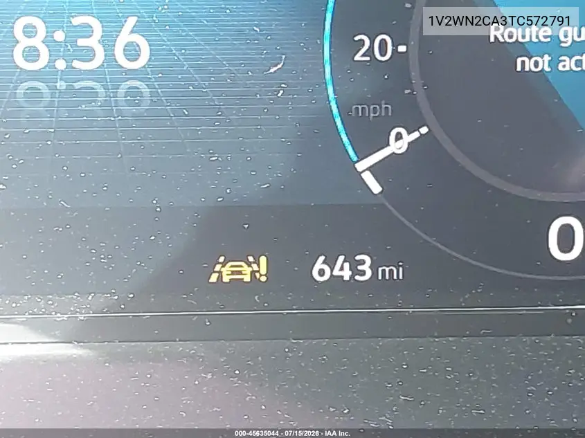 2026 Volkswagen Atlas Se With Technology VIN: 1V2WN2CA3TC572791 Lot: 45635044