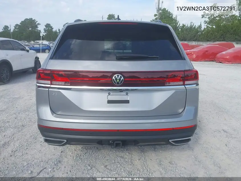 2026 Volkswagen Atlas Se With Technology VIN: 1V2WN2CA3TC572791 Lot: 45635044