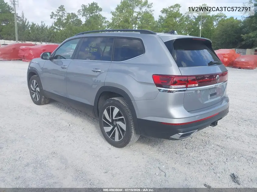 2026 Volkswagen Atlas Se With Technology VIN: 1V2WN2CA3TC572791 Lot: 45635044