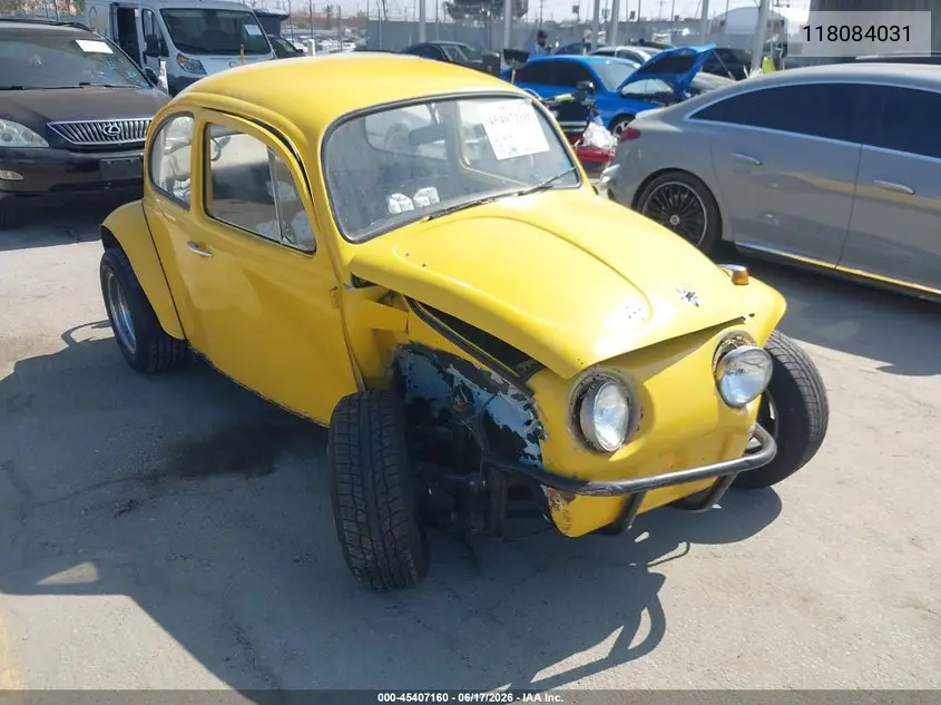 1969 Volkswagen Beetle VIN: 118084031 Lot: 45407160