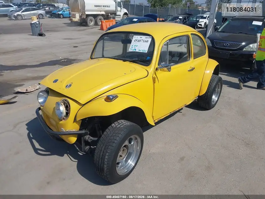 1969 Volkswagen Beetle VIN: 118084031 Lot: 45407160