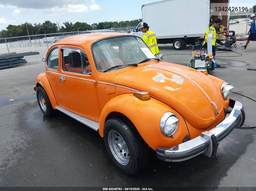 1974 Volkswagon Beetle VIN: 1342426196 Lot: 45348763