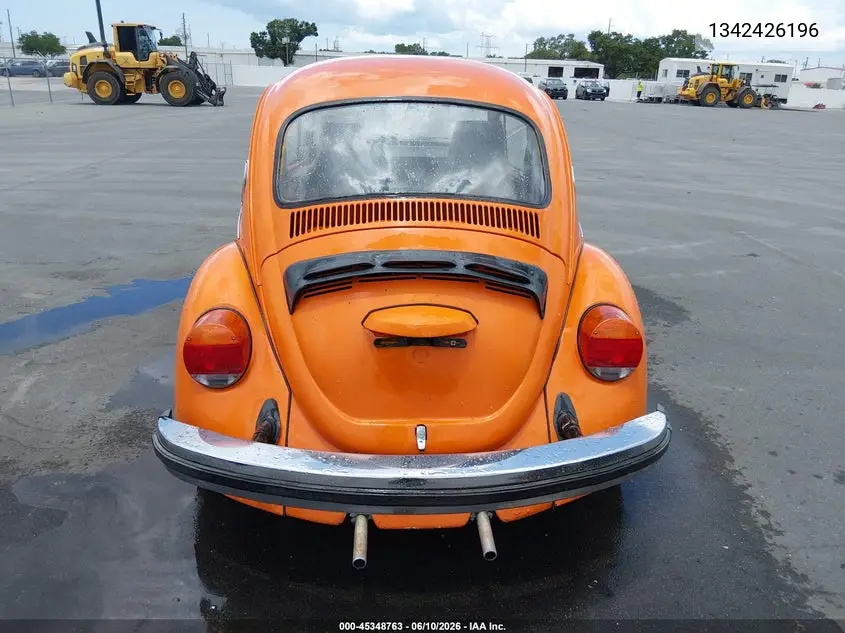 1974 Volkswagon Beetle VIN: 1342426196 Lot: 45348763