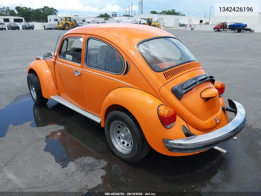 1974 Volkswagon Beetle VIN: 1342426196 Lot: 45348763