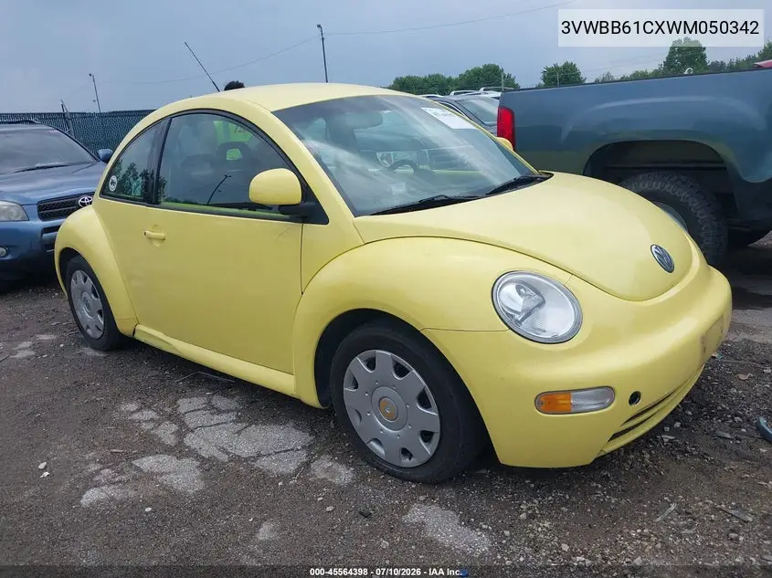 1998 Volkswagen New Beetle VIN: 3VWBB61CXWM050342 Lot: 45564398