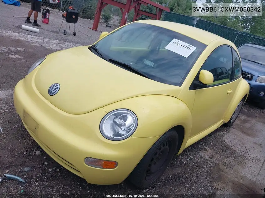 1998 Volkswagen New Beetle VIN: 3VWBB61CXWM050342 Lot: 45564398