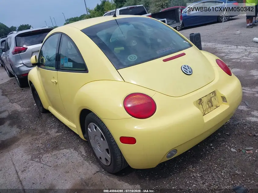 1998 Volkswagen New Beetle VIN: 3VWBB61CXWM050342 Lot: 45564398