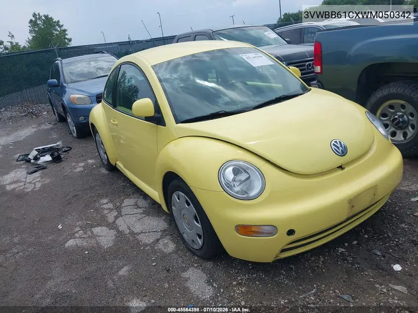 1998 Volkswagen New Beetle VIN: 3VWBB61CXWM050342 Lot: 45564398