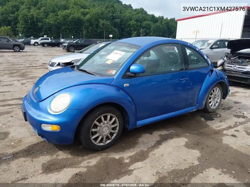 1999 Volkswagen New Beetle Gls VIN: 3VWCA21C1XM427576 Lot: 45558718