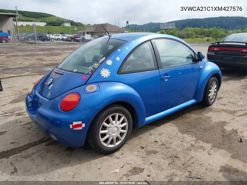 1999 Volkswagen New Beetle Gls VIN: 3VWCA21C1XM427576 Lot: 45558718