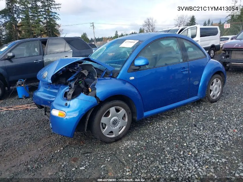 3VWBC21C1YM413054 2000 Volkswagen New Beetle Gl