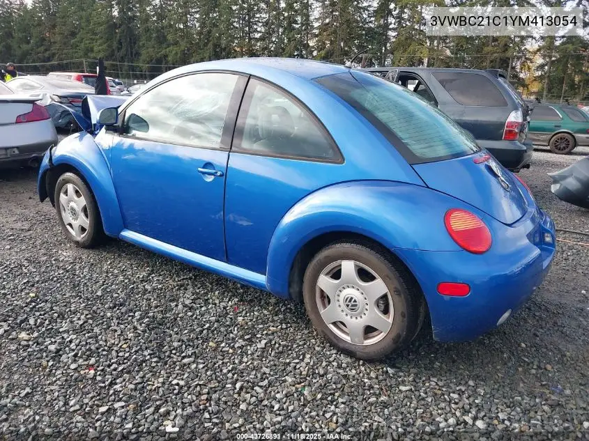 3VWBC21C1YM413054 2000 Volkswagen New Beetle Gl