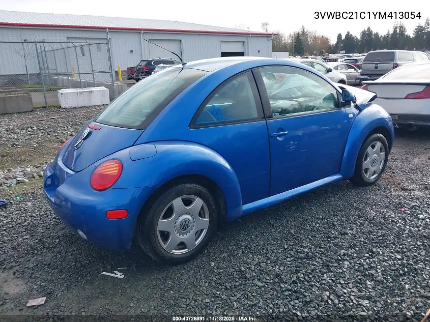 3VWBC21C1YM413054 2000 Volkswagen New Beetle Gl