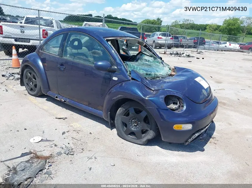 2001 Volkswagen New Beetle Gls Tdi VIN: 3VWCP21C71M409430 Lot: 45456224