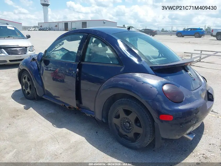 2001 Volkswagen New Beetle Gls Tdi VIN: 3VWCP21C71M409430 Lot: 45456224