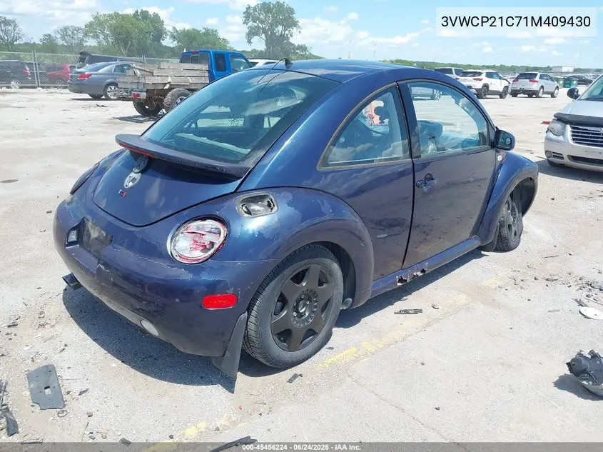 2001 Volkswagen New Beetle Gls Tdi VIN: 3VWCP21C71M409430 Lot: 45456224