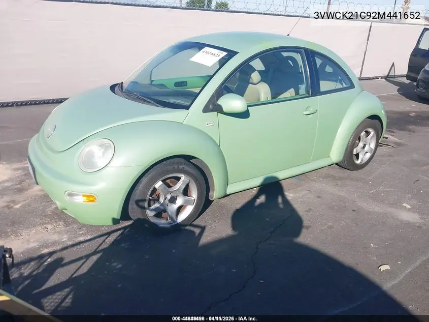 3VWCK21C92M441652 2002 Volkswagen New Beetle Gls