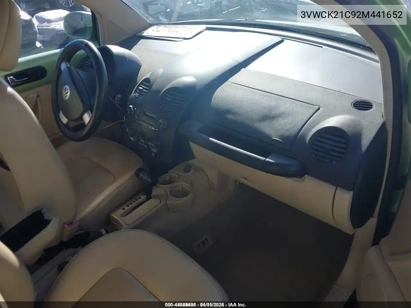 3VWCK21C92M441652 2002 Volkswagen New Beetle Gls