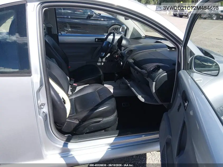 2002 Volkswagen New Beetle Glx VIN: 3VWDD21C12M454698 Lot: 45326838