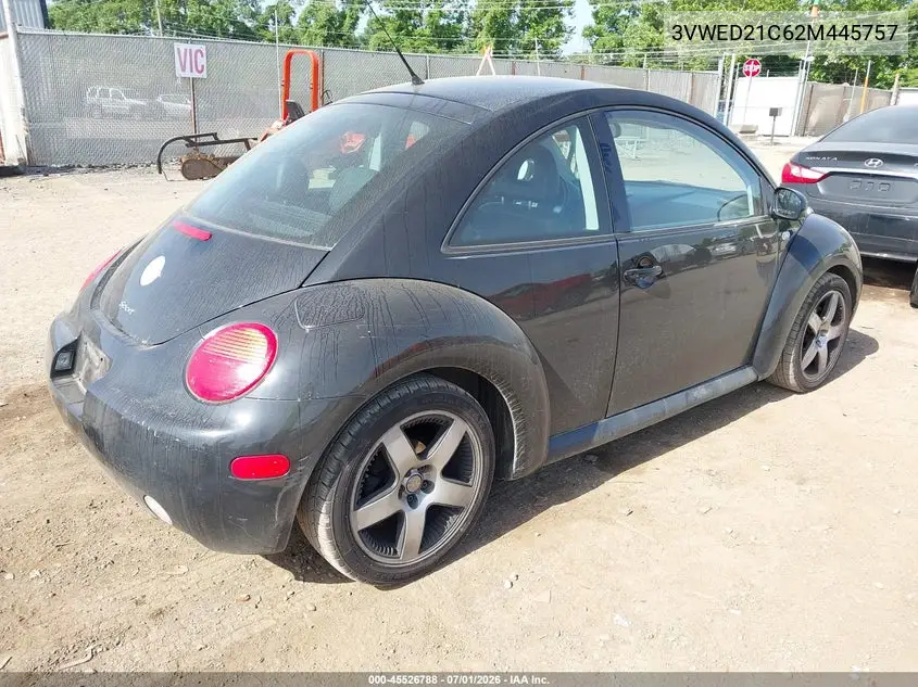 2002 Volkswagen New Beetle Sport VIN: 3VWED21C62M445757 Lot: 45526788