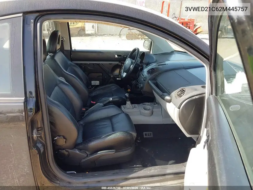 2002 Volkswagen New Beetle Sport VIN: 3VWED21C62M445757 Lot: 45526788