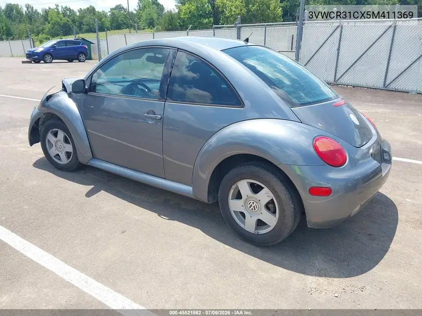2005 Volkswagen New Beetle Gls Tdi VIN: 3VWCR31CX5M411369 Lot: 45521862