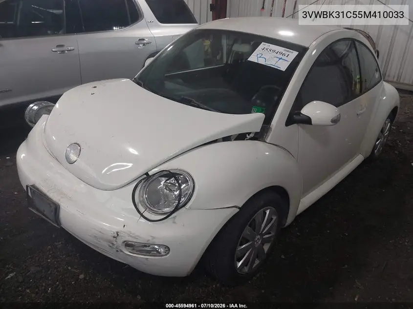 2005 Volkswagen New Beetle Gl VIN: 3VWBK31C55M410033 Lot: 45594961