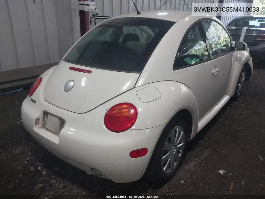 2005 Volkswagen New Beetle Gl VIN: 3VWBK31C55M410033 Lot: 45594961