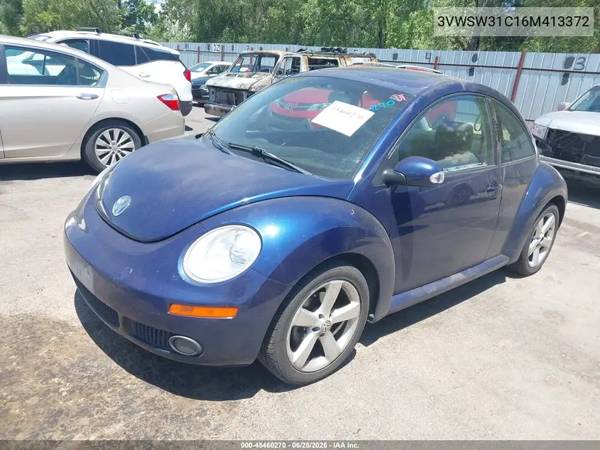 2006 Volkswagen New Beetle 2.5 VIN: 3VWSW31C16M413372 Lot: 45460270