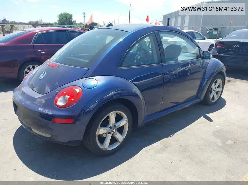 2006 Volkswagen New Beetle 2.5 VIN: 3VWSW31C16M413372 Lot: 45460270