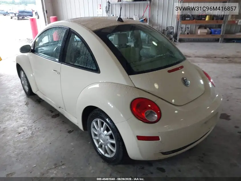 2006 Volkswagen New Beetle 2.5 VIN: 3VWRW31C96M416857 Lot: 45461048
