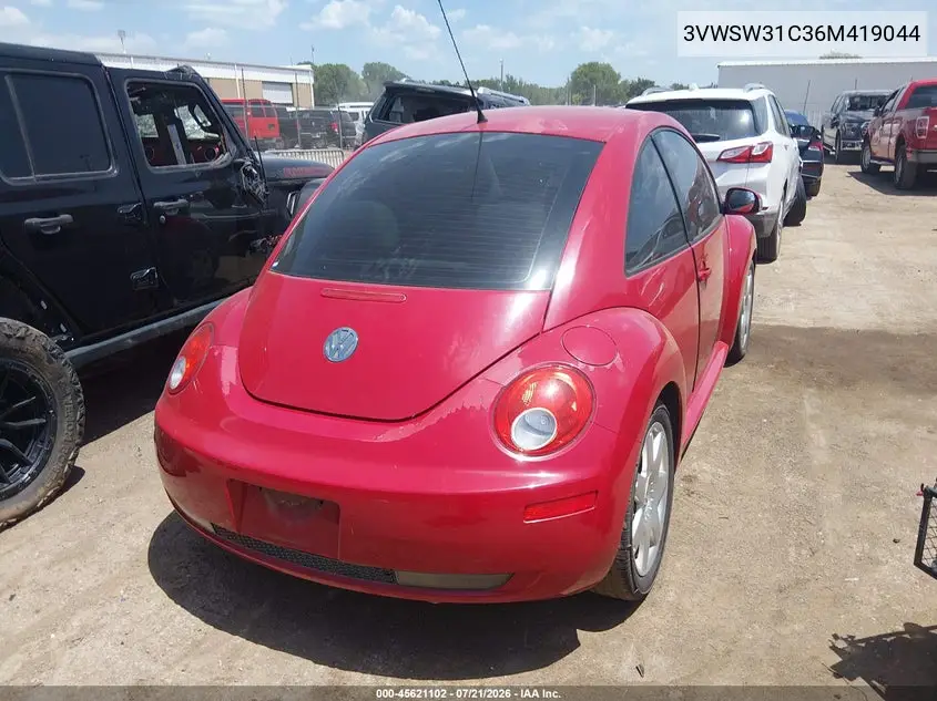 2006 Volkswagen New Beetle 2.5 VIN: 3VWSW31C36M419044 Lot: 45621102