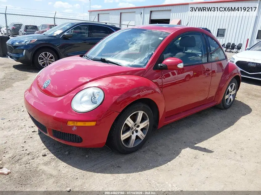 2006 Volkswagen New Beetle 2.5 VIN: 3VWRW31CX6M419217 Lot: 45623160