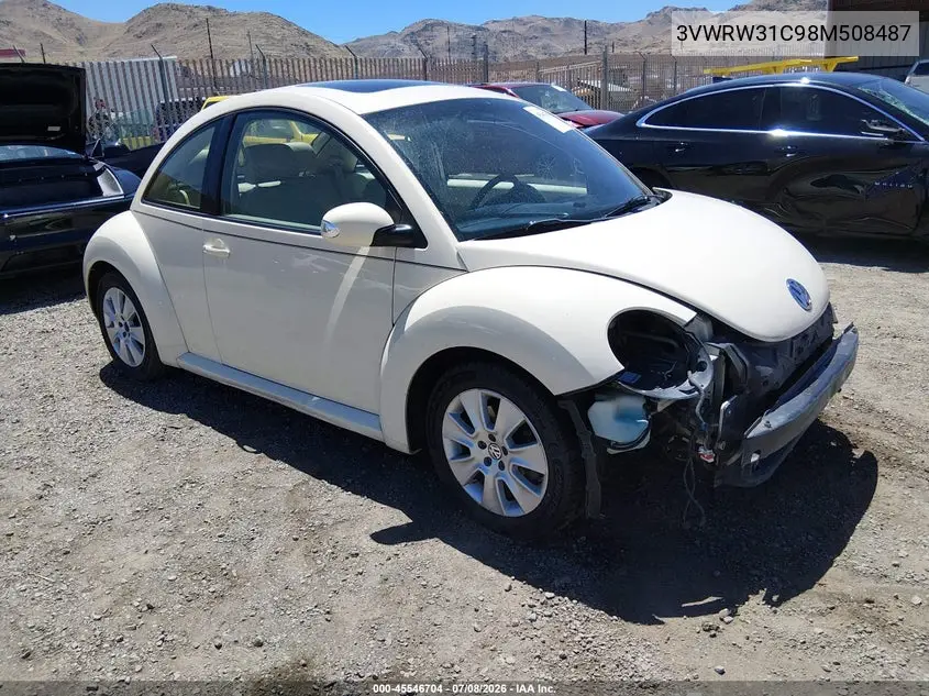 2008 Volkswagen New Beetle S/Se VIN: 3VWRW31C98M508487 Lot: 45546704