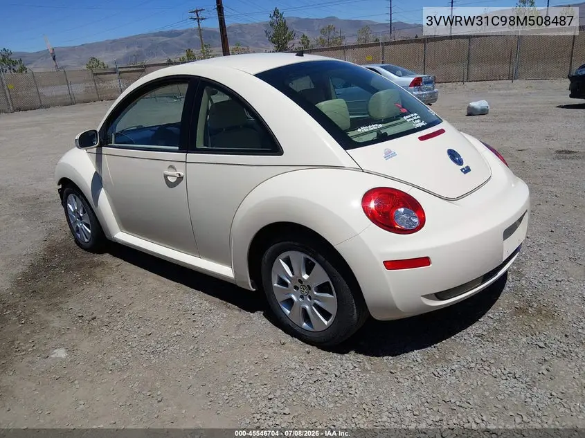 2008 Volkswagen New Beetle S/Se VIN: 3VWRW31C98M508487 Lot: 45546704