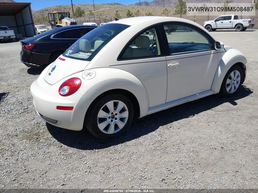 2008 Volkswagen New Beetle S/Se VIN: 3VWRW31C98M508487 Lot: 45546704