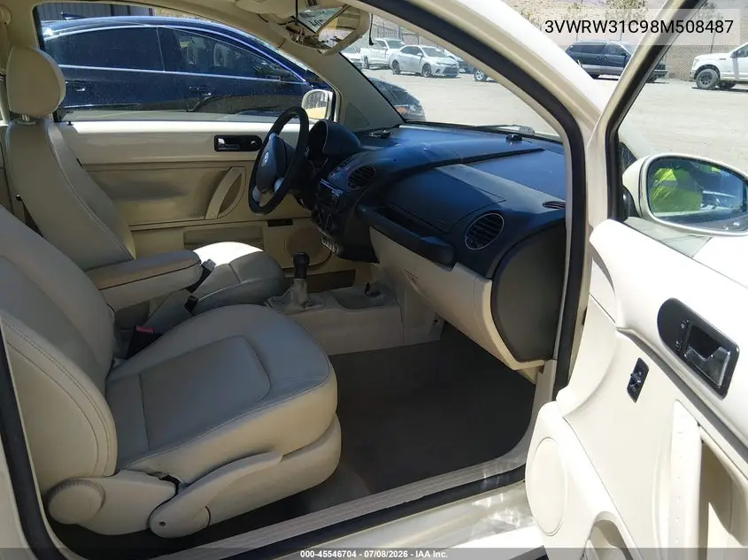 2008 Volkswagen New Beetle S/Se VIN: 3VWRW31C98M508487 Lot: 45546704